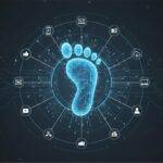 Digital footprint with network connections