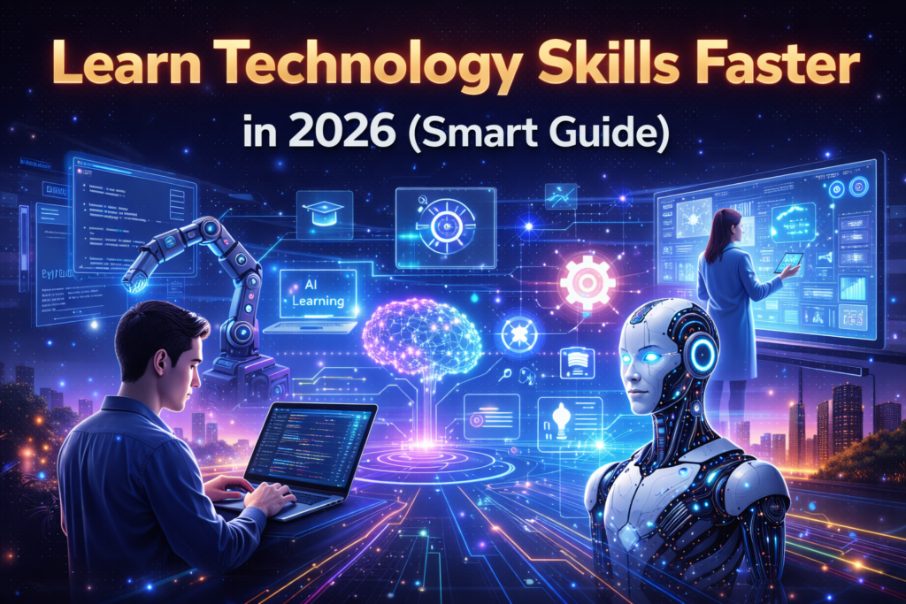 Learning technology skills faster using AI intelligence, digital tools, and smart learning roadmaps in 2026